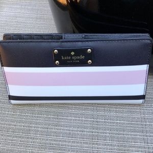 Kate Spade grove street classic stripe wallet